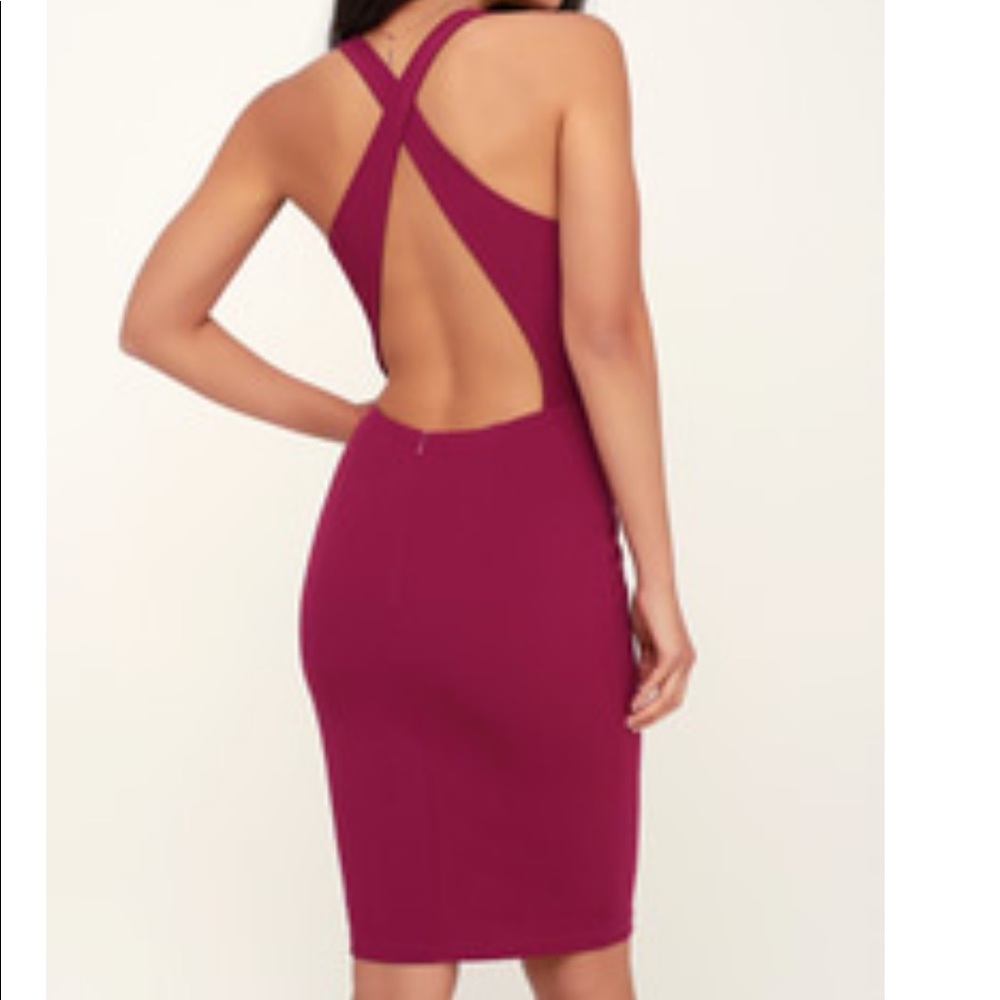 Fuchsia dress